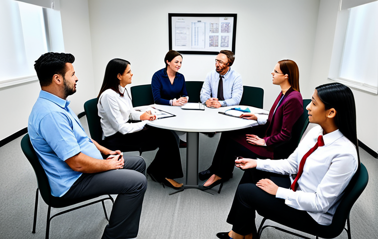 사회복지사 실무 활용 문서 작성법 - **

"A professional social worker in a modest office setting, reviewing an assessment record, fully ...